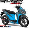 Decal Stiker Vario 125/150 Esp BLACK CLICK Version BLUE